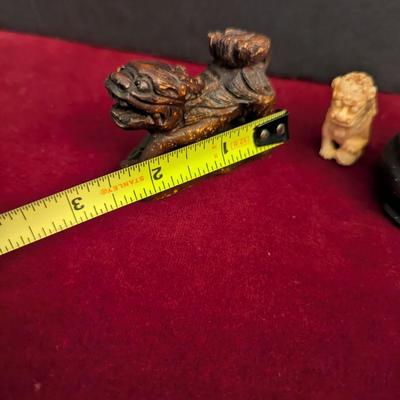 Antique Fu Dog Figures #90