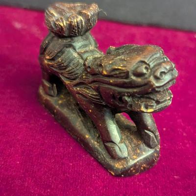 Antique Fu Dog Figures #90