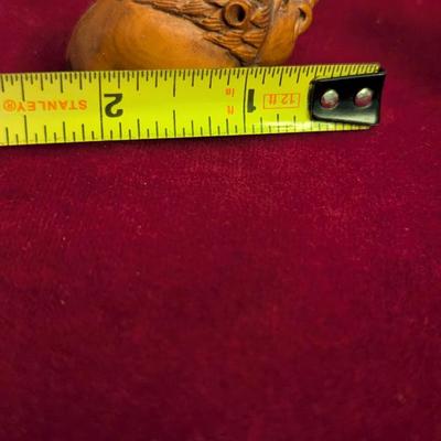 Hand Carved Boxwood Netsuke Boar #94