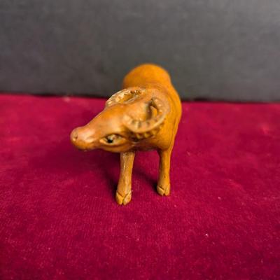 Signed Hand Carved Boxwood Netsuke Zodiac Animal #96