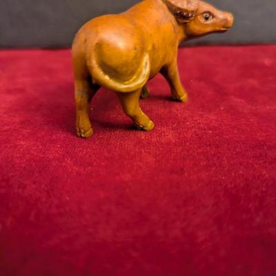 Signed Hand Carved Boxwood Netsuke Zodiac Animal #96