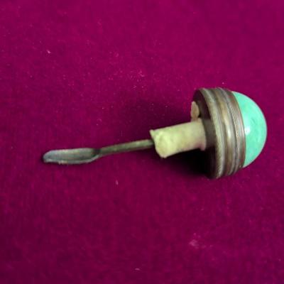 Antique Green Jade Snuff Bottle #104