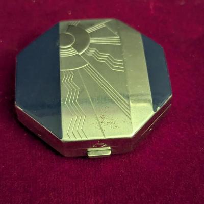 Vintage 1930's Bourjois Compact Art Deco #105