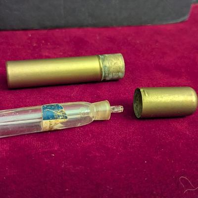 Vintage Brass Perfume Bottles #113