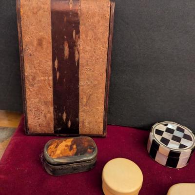 Vintage Cigarette Case & Pill Boxes #115