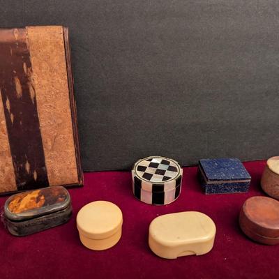 Vintage Cigarette Case & Pill Boxes #115