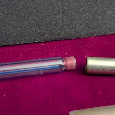 Vintage Silver Cosmetic Sterling Handle On Pencil Items #116