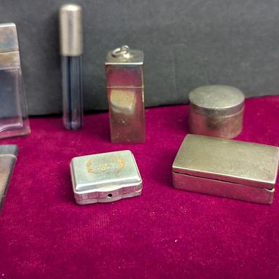 Vintage Silver Cosmetic Sterling Handle On Pencil Items #116