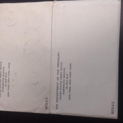 Set of Two 1972 US Mint Uncirculated Coin Sets (#38)