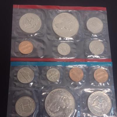 Set of Two 1973 US Mint Uncirculated Coin Sets (#40)