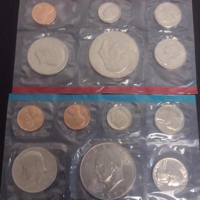 Set of Two 1973 US Mint Uncirculated Coin Sets (#40)