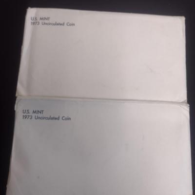 Set of Two 1973 US Mint Uncirculated Coin Sets (#40)