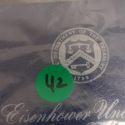 1973 US Eisenhower Silver Dollar Uncirculated Coin (#42)