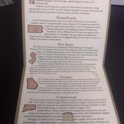 1999 Special Limited Edition 24K Gold Clad State Quarter Collection in Original Packaging (#45)