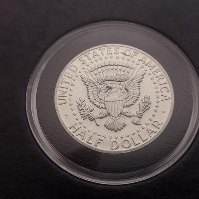1963 US Mint Silver Franklin and 1964 Silver Kennedy Half Dollars Uncirculated (#46)