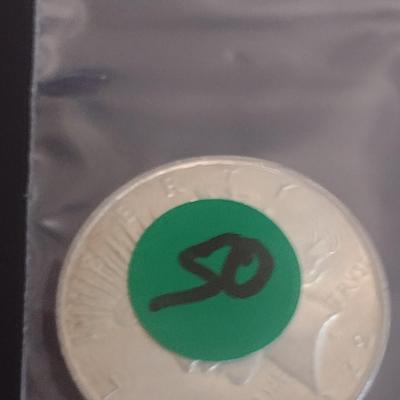 1922 US Mint Peace Silver Dollar Circulated (#50)