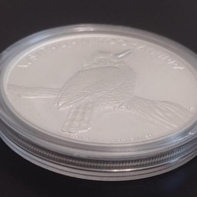 2010 Elizabeth II $1 Silver Australian Kookaburra Coin Uncirculated Condition (#53)