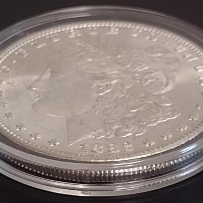 1882-S US Mint Morgan Silver Dollar Coin High Grade Condition (#56)