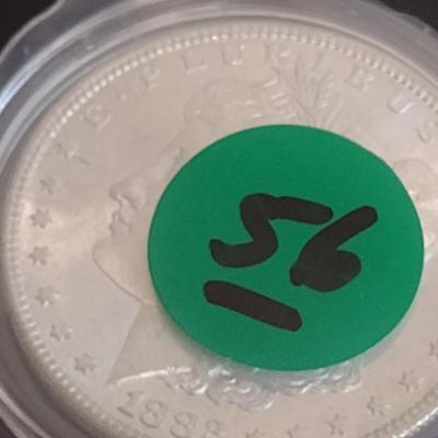 1882-S US Mint Morgan Silver Dollar Coin High Grade Condition (#56)