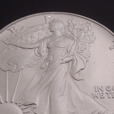 1986 US Mint Silver Eagle $1 Coin High Grade Condition (#57)