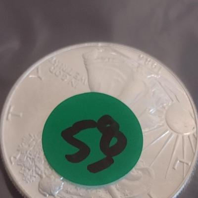 1986 US Mint Silver Eagle $1 Coin High Grade Condition (#58)