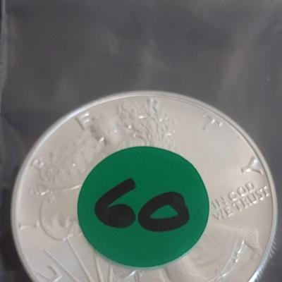 1986 US Mint Silver Eagle $1 Coin High Grade Condition (#60)