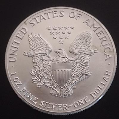 1986 US Mint Silver Eagle $1 Coin High Grade Condition (#61)