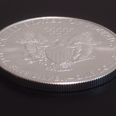 2010 US Mint Silver Eagle $1 Coin AU or Higher Condition (#63)