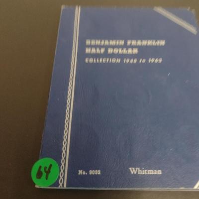 1948-1963 Benjamin Franklin Half Dollar Silver Coin Collection as Shown (#64)