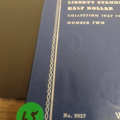 1937 to 1947 Liberty Standing Half Dollar Silver Coin Collection as Shown (#65)