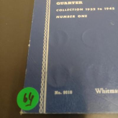 1932 to 1945 Washington Head Quarter Silver Coin Collection as Shown (#66)