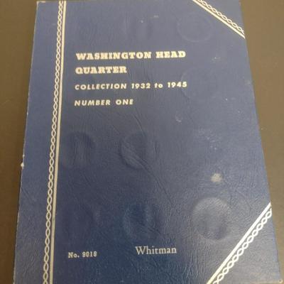 1932 to 1945 Washington Head Quarter Silver Coin Collection as Shown (#66)