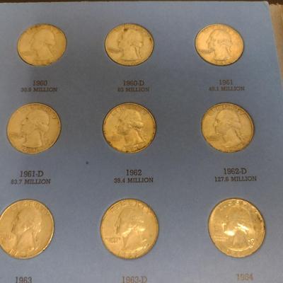 Collection of US Mint Various Dates Silver Quarters (#68)