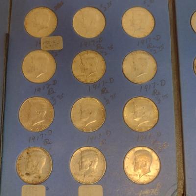 Collection of US Mint Kennedy Silver Half Dollars Circulated Condition (#69)