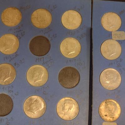 Collection of US Mint Kennedy Silver Half Dollars Circulated Condition (#69)