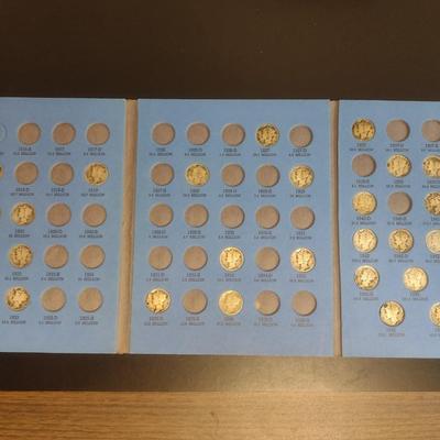 1916 to 1945 Mercury Head Dime Silver Coin Collection as Shown (#70)