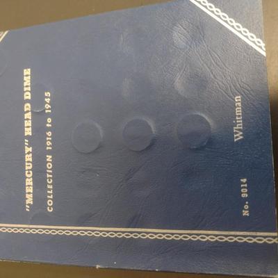 1916 to 1945 Mercury Head Dime Silver Coin Collection as Shown (#70)