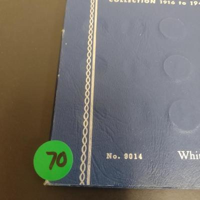 1916 to 1945 Mercury Head Dime Silver Coin Collection as Shown (#70)