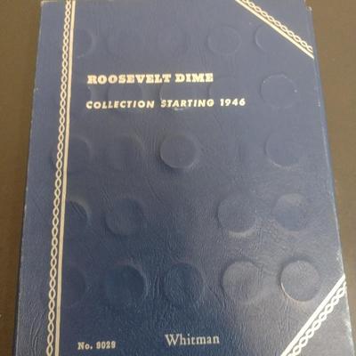 1946 and Up Roosevelt Head Dime Silver Coin Collection as Shown (#71)