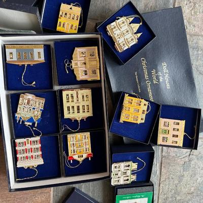 Doll houses of the world Christmas ornament collection