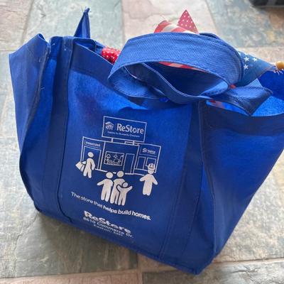 Mystery bag with flag