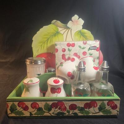 KITCHEN ITEMS WITH A CHERRY THEME