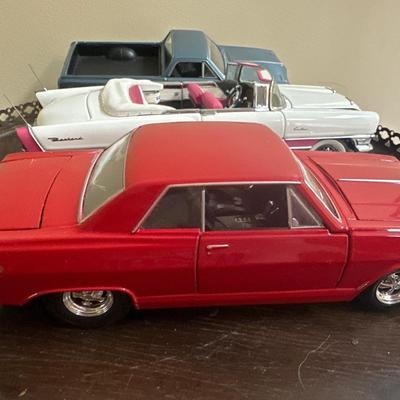 Die cast car collection