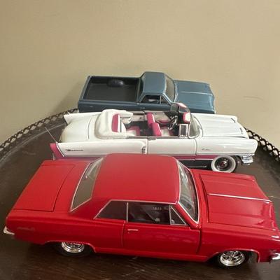 Die cast car collection