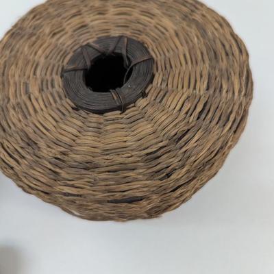 Vintage Hand Made Sweet Grass Baskets #5