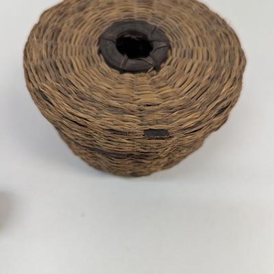 Vintage Hand Made Sweet Grass Baskets #5
