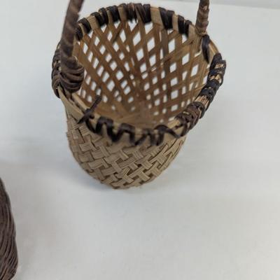 Antique Native American Style Woven Baskets