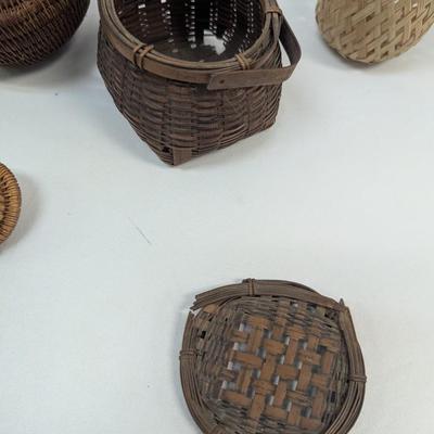 Antique Native American Style Woven Baskets