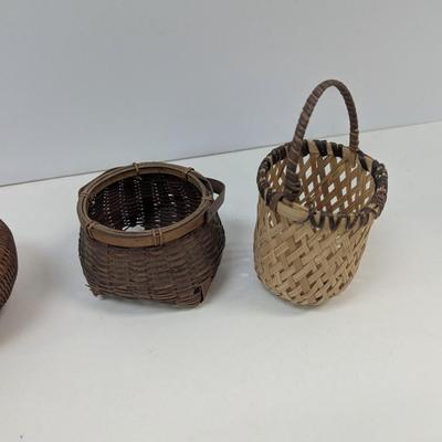 Antique Native American Style Woven Baskets