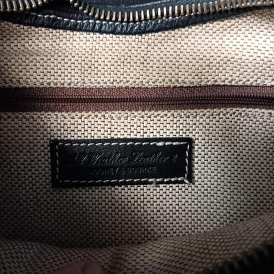 DOONEY & BOURKE BLACK LEATHER PURSE